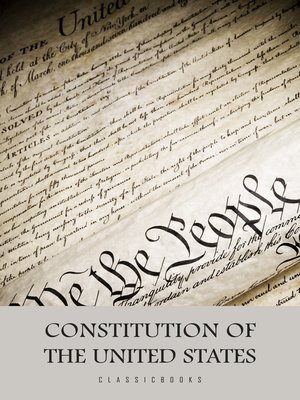 cover image of Constitution of the United States